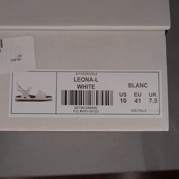 Cougar Leona White Leather Sport Sandals Size 10 NWT - Picture 10 of 10